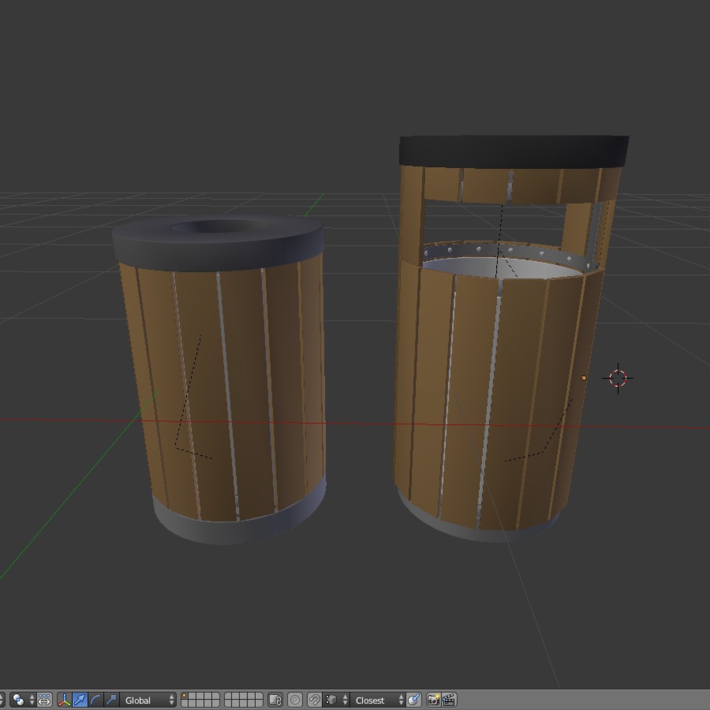 trash bins (2x) preview image 3